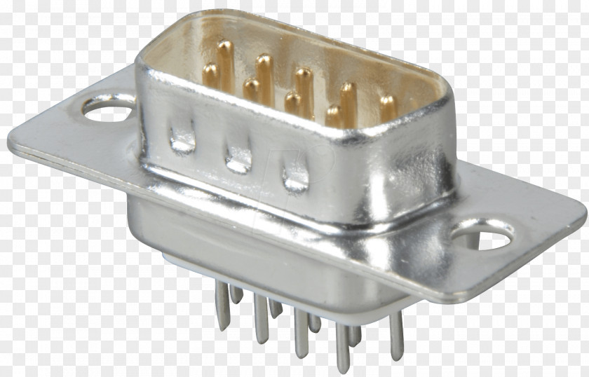D-subminiature Electrical Connector VGA Electronic Component Through-hole Technology PNG