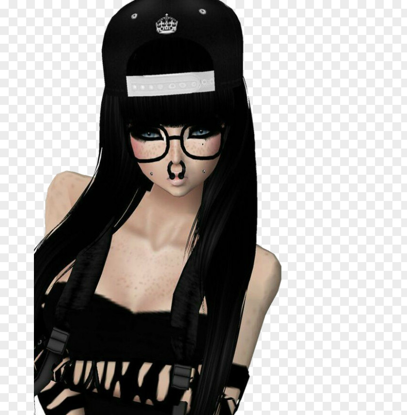 Glasses Black Hair PNG