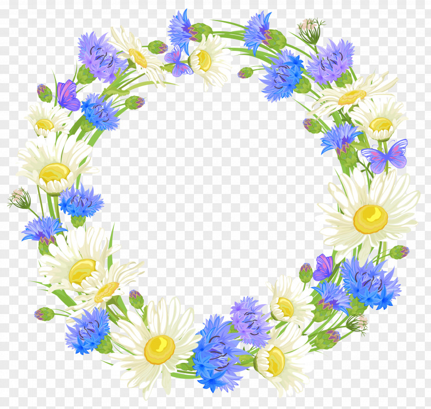 Patriotic Flower Cliparts Wreath Clip Art PNG