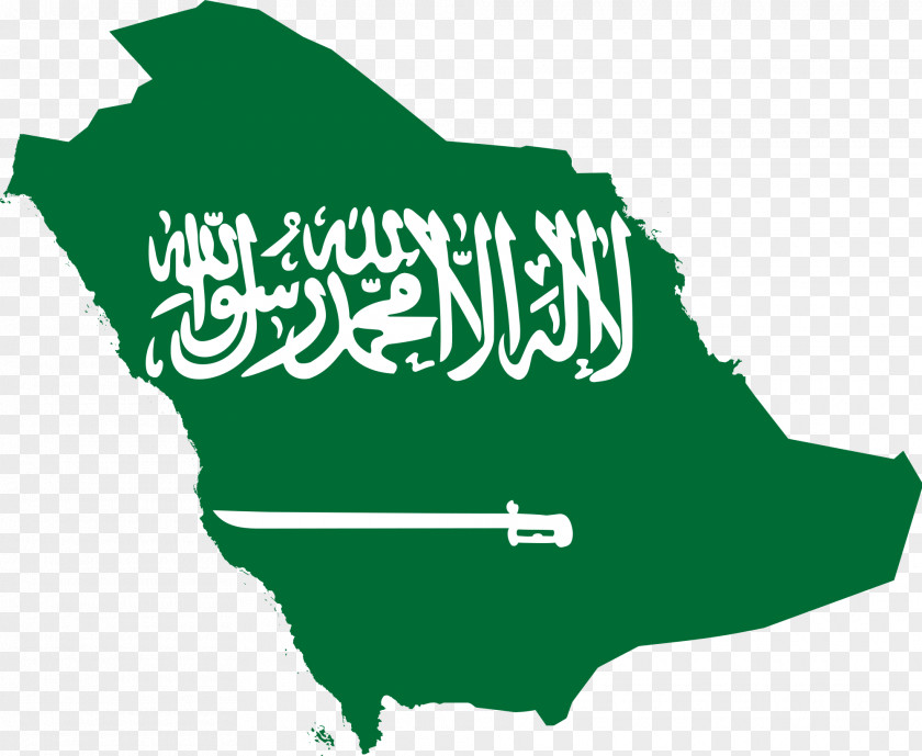 Saudi Flag Of Arabia Map PNG