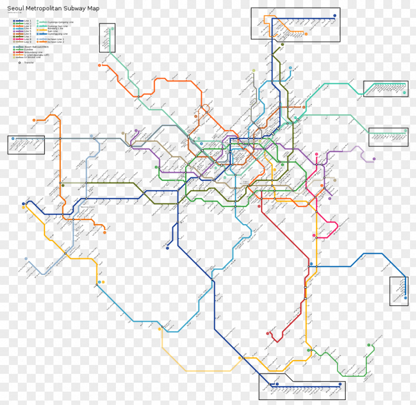 Seoul Capital Area Rapid Transit Rail Transport Metropolitan Subway PNG