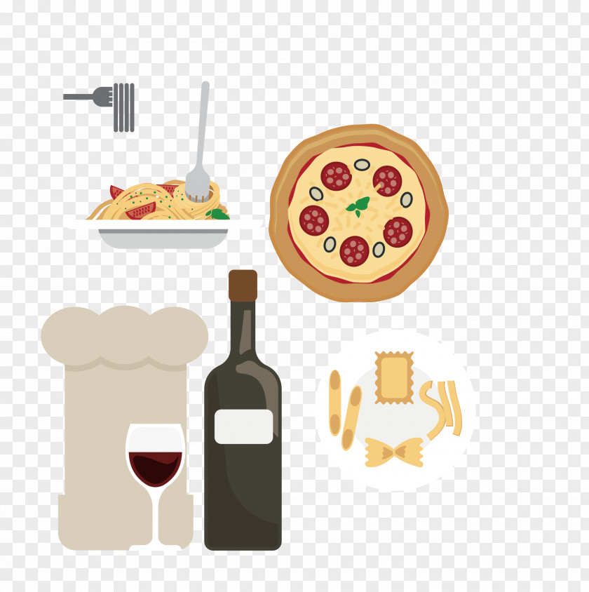 Western Wine Vector Material Red Beer Port Pizza PNG
