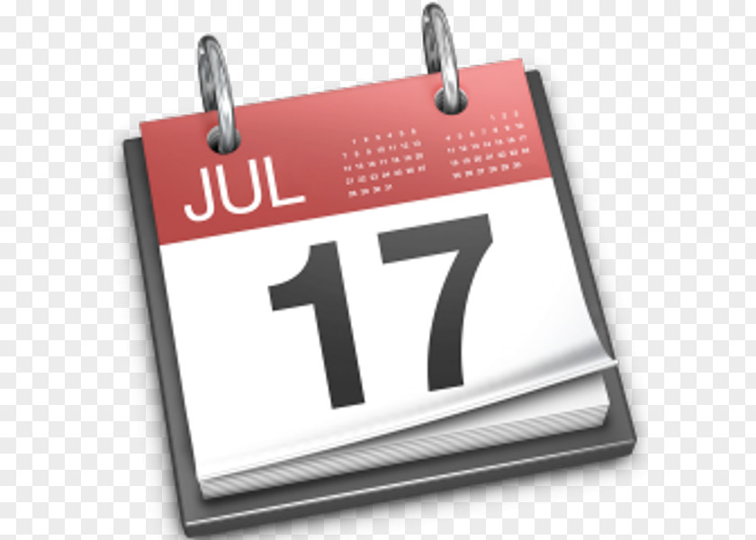 Apple Calendar MacOS Mac OS X Lion PNG