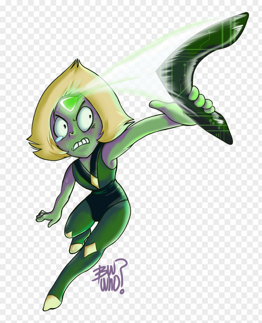 Peridot Boomerang Fan Art Weapon PNG