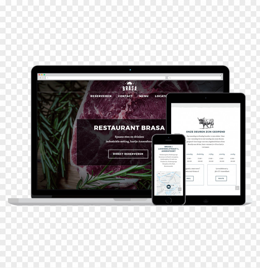 The Restaurant Door Responsive Web Design Development Marketing PNG