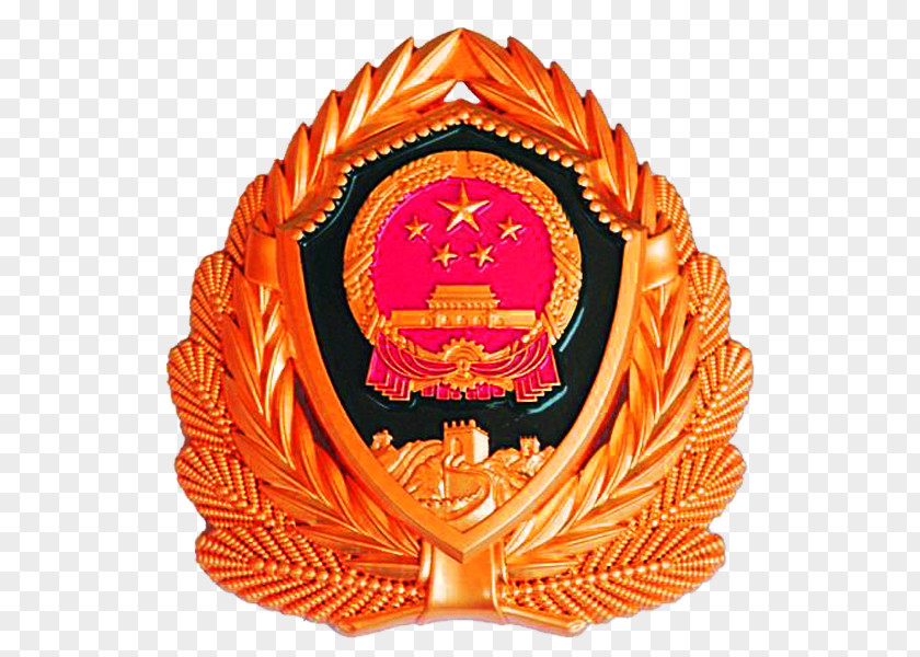 Browse Badge People's Armed Police National Emblem Of The Republic China Officer PNG
