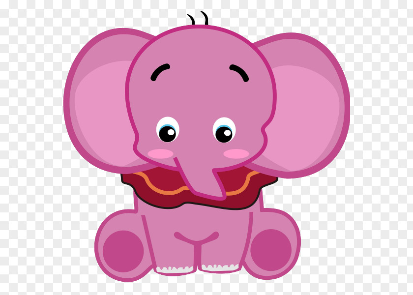 Cartoon Baby Elephant Images Elephantidae Seeing Pink Elephants Clip Art PNG