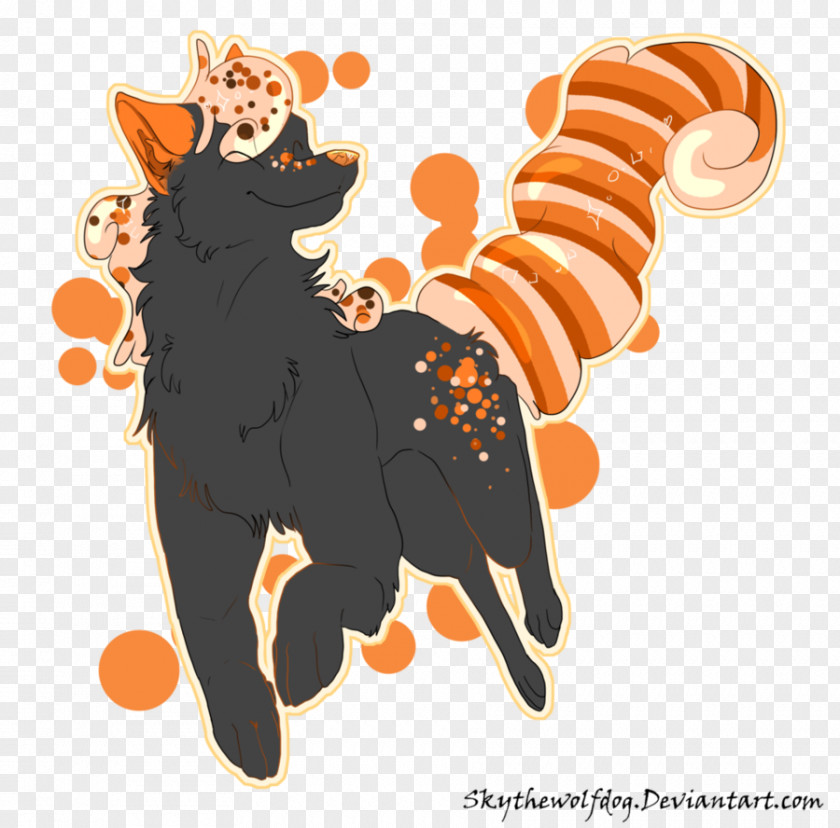 Cat Big Tail Clip Art PNG