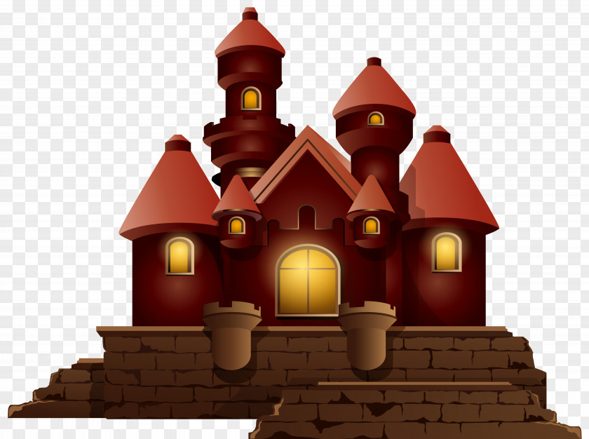 Red Small Castle Clipart Image Yundamindera, Western Australia Clip Art PNG