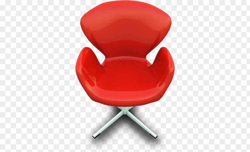 RedChairDesign Plastic Chair Red PNG