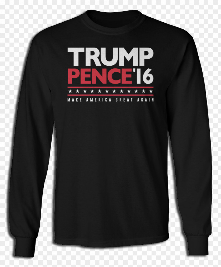 Trump Pence Sleeve T-shirt Hoodie Bluza Sweater PNG