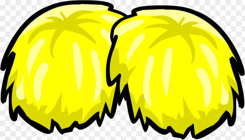 Yellow Dancer Pom-pom Cheerleading Clip Art PNG