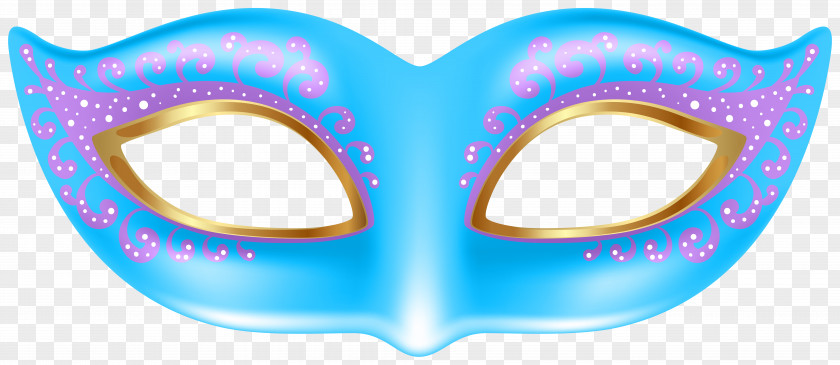 Blue Mask Transparent Clip Art Image Stock Illustration Mardi Gras PNG