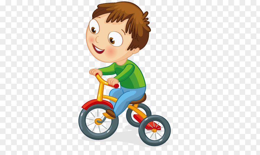 Children Album Motorized Tricycle Bicycle Clip Art PNG