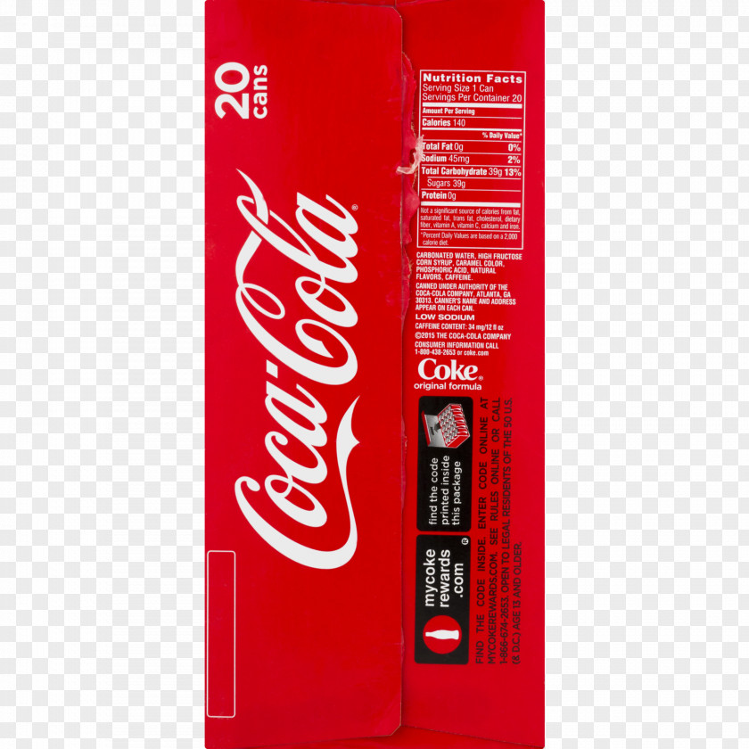 Coca Cola Coca-Cola Fizzy Drinks Diet Coke Beverage Can PNG