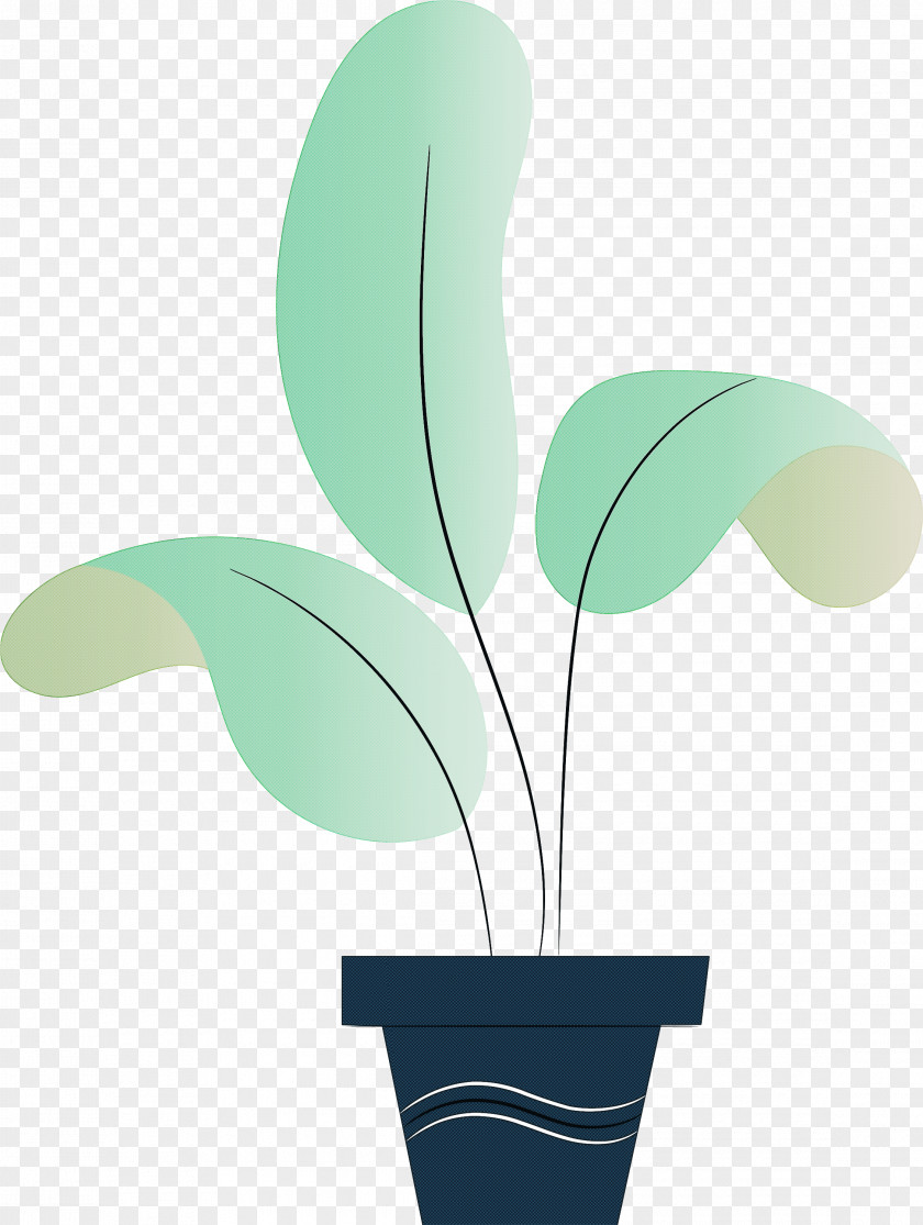 Leaf Software Computer Plant Stem Icon PNG