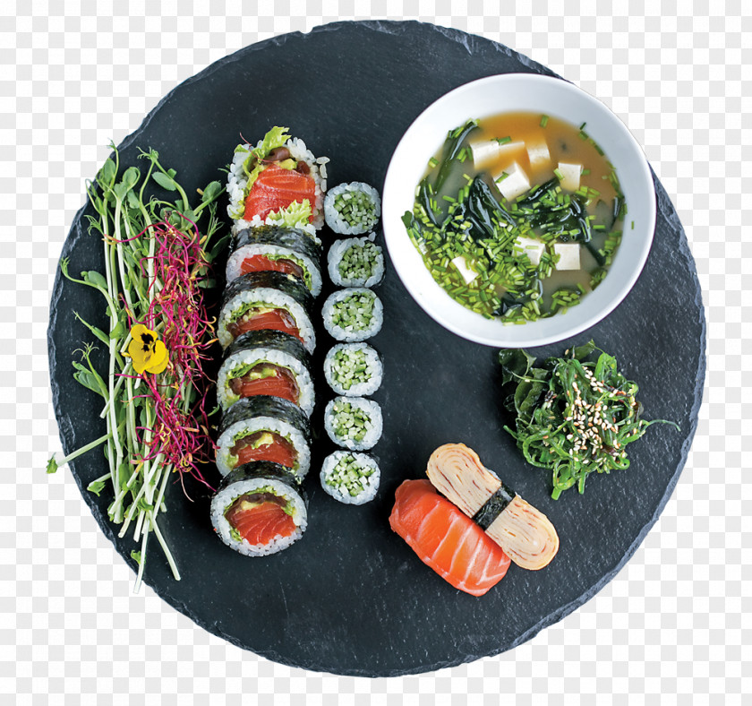 Lunch Box California Roll Gimbap Sushi Vegetarian Cuisine PNG