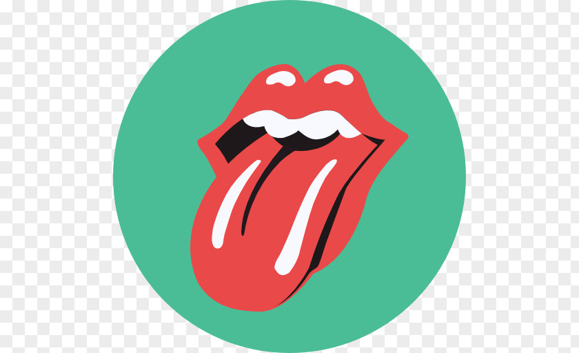 Tongue The Rolling Stones Logo Graphic Design PNG