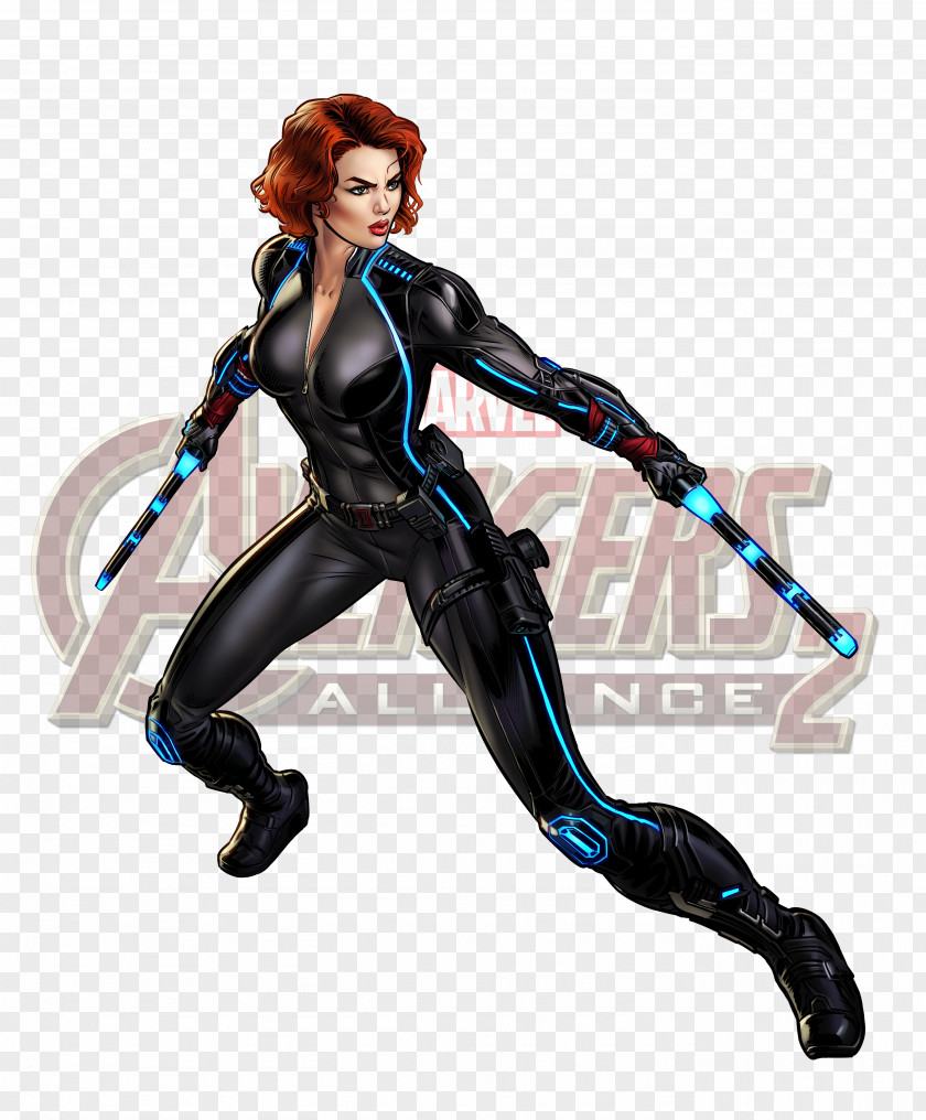 VIUDA NEGRA Black Widow Marvel: Avengers Alliance Ultron Thor Iron Man PNG