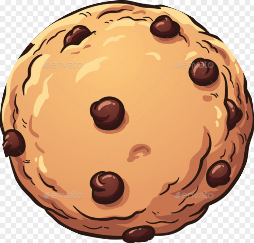 Cartoon Chips Chocolate Chip Cookie Brownie Biscuits Muffin PNG