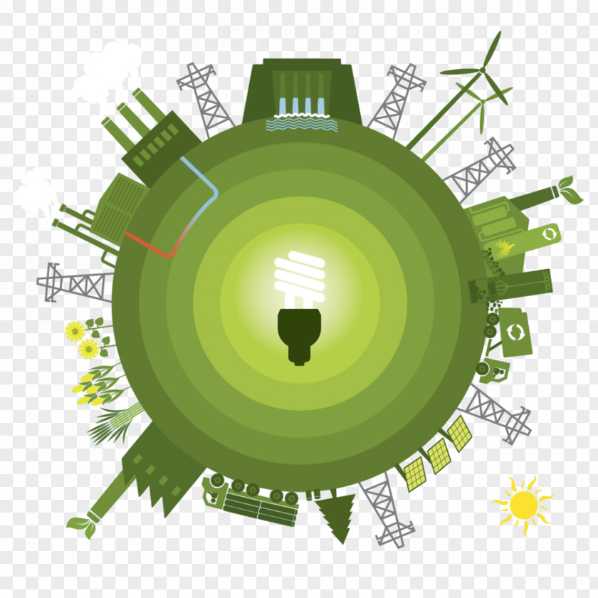 Energy Smart City Renewable Management System Grid PNG