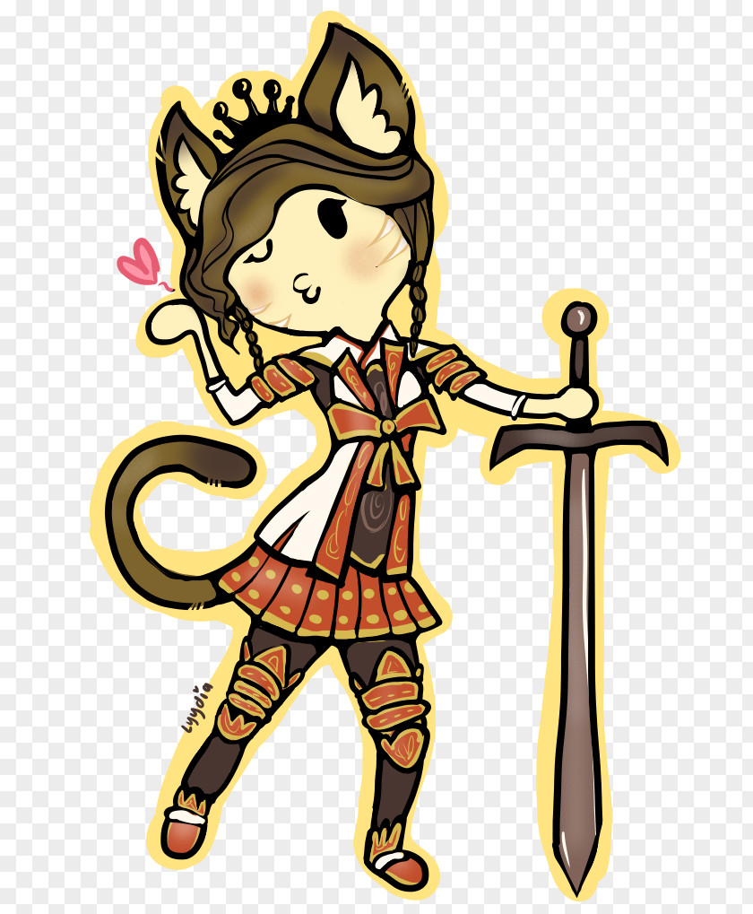 Princess And Knight Profession Weapon Character Clip Art PNG