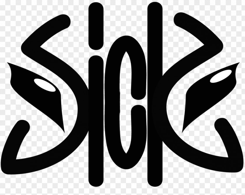 Sick Logo Brand Line Font PNG