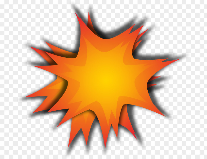 A Cartoon Explosion Bomb Clip Art PNG