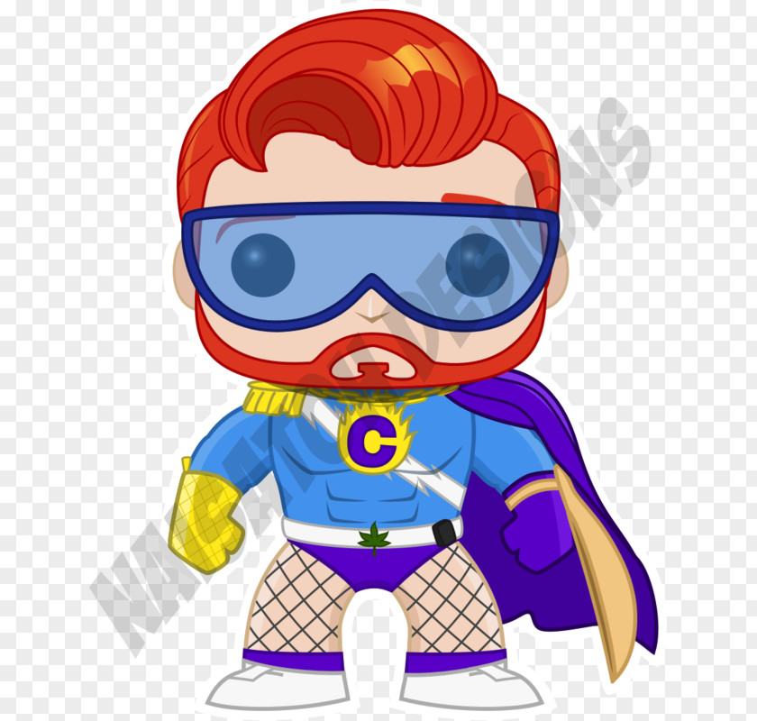 Boy Superhero Glasses Clip Art PNG