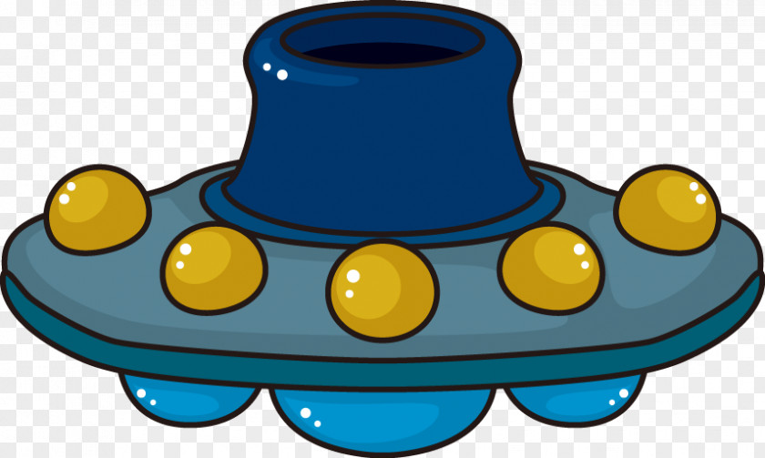 Cartoon UFO Unidentified Flying Object Saucer PNG