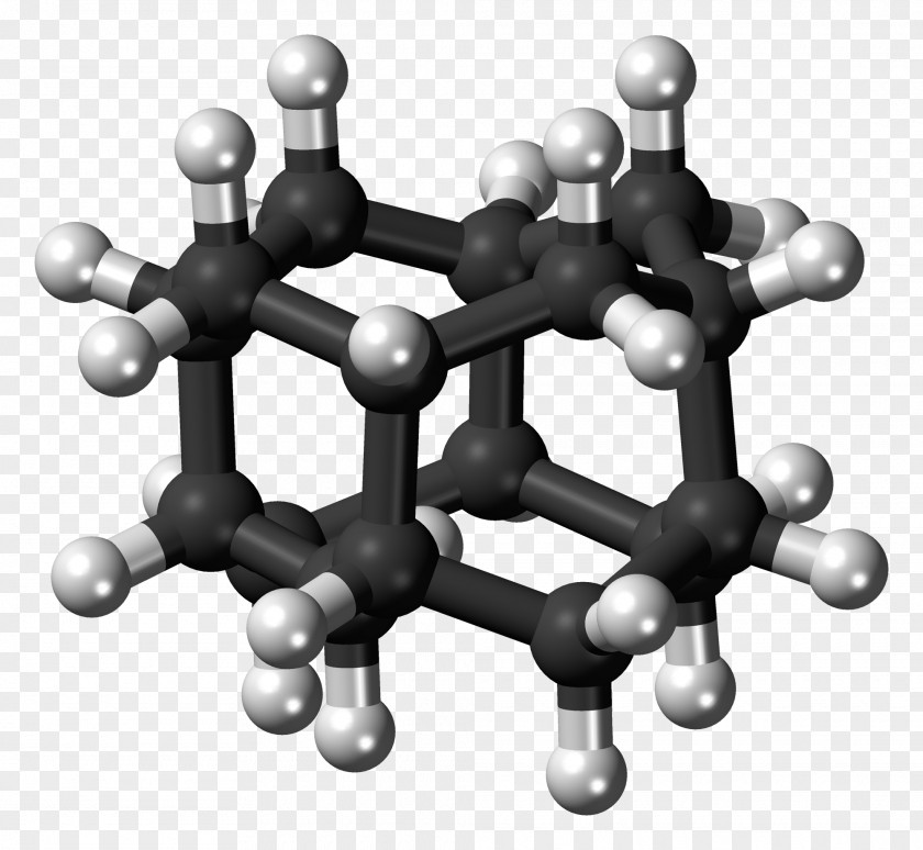 Diamantane Ball-and-stick Model Diamondoid Molecule Chemistry PNG