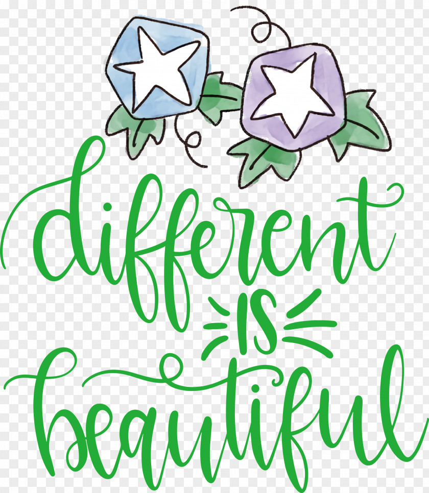 Different Is Beautiful Womens Day PNG