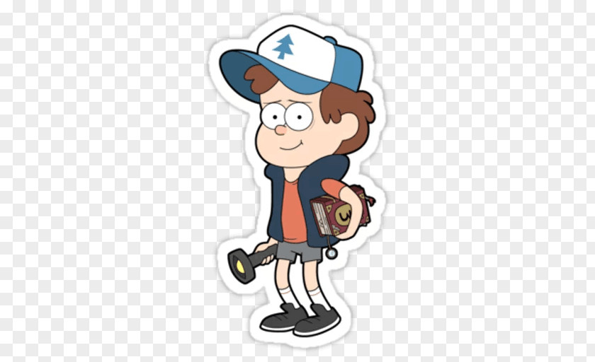 Dipper Pines Mabel Bill Cipher Sticker Gravity Falls PNG