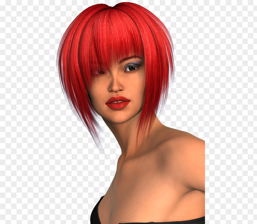 Hair Red Coloring Black Brown PNG