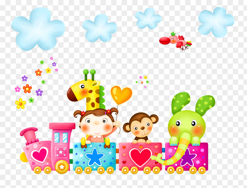 Cartoon Train Day Of Pre-school Teacher And All Staff Holiday Mothers Daytime Kindergarten PNG