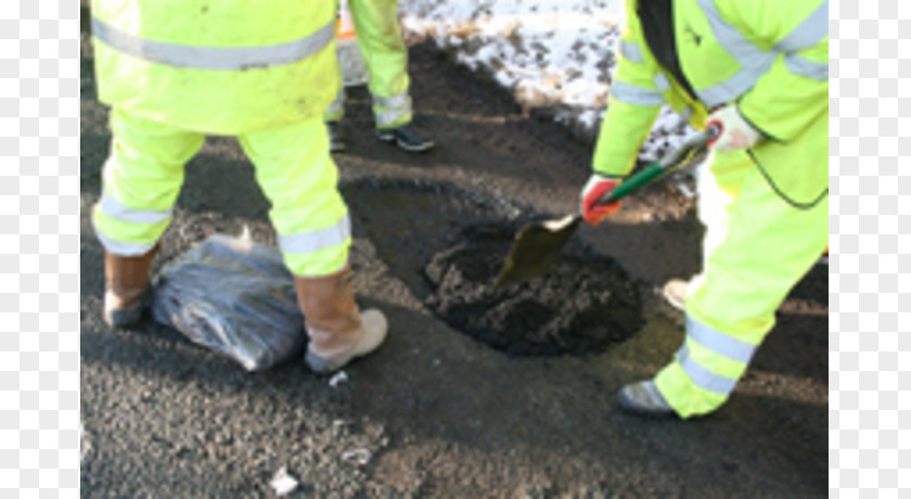 Cement Road Asphalt Concrete Innovative Materials Development And Testing: Pothole Repair Tarmacadam Construction PNG