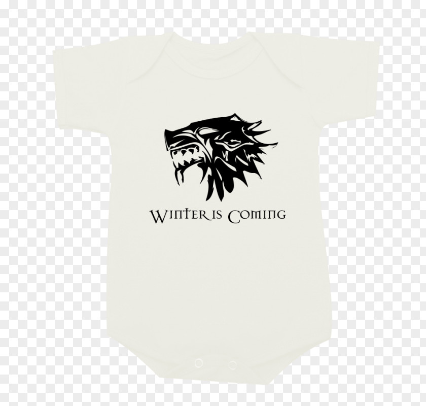 Winter Is Coming T-shirt Baby & Toddler One-Pieces Logo Sleeve Font PNG