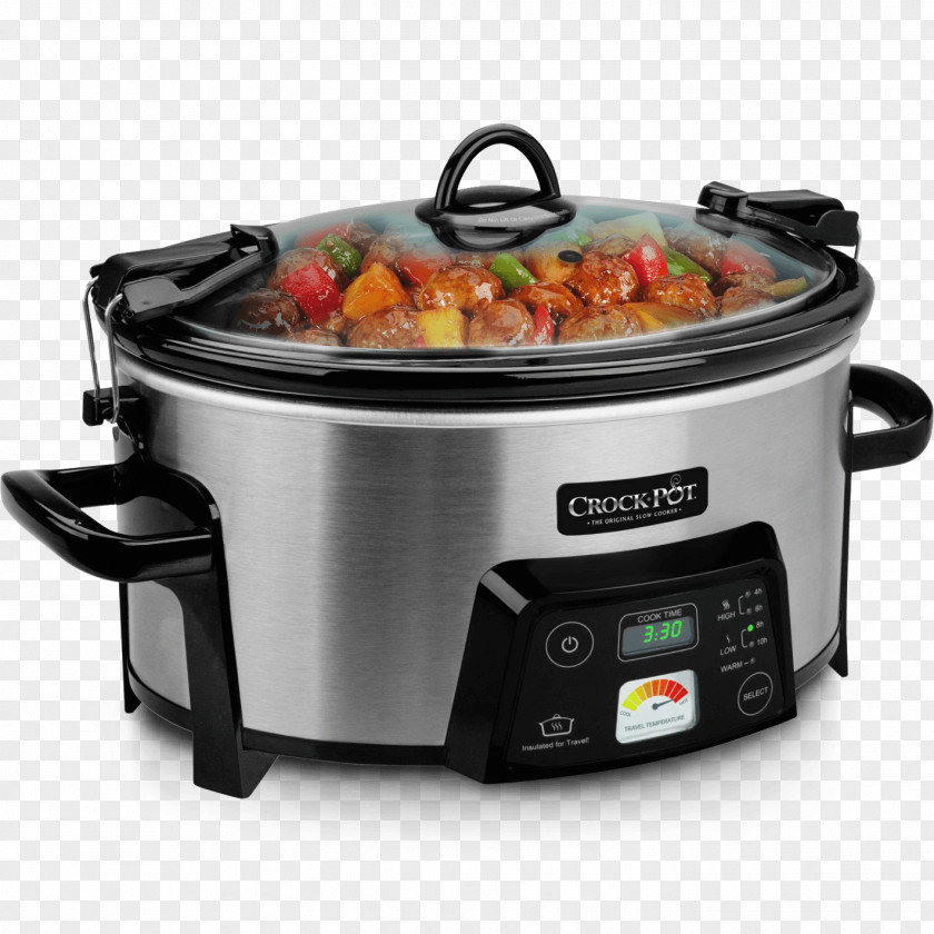 Crock Pot Slow Cookers Olla Home Appliance PNG