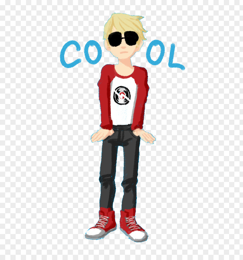 Glasses Sunglasses Boy Mascot Character PNG