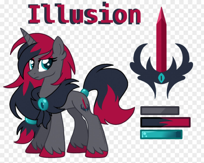Illusions Horse Blacksmith Logo PNG