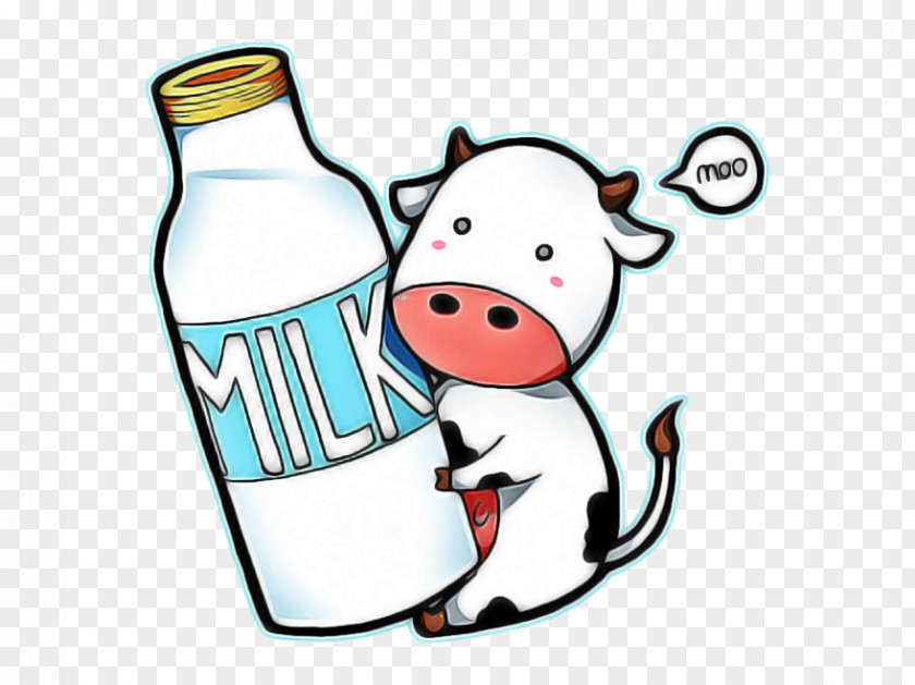 Milk Cartoon Dairy Cattle Drawing PNG