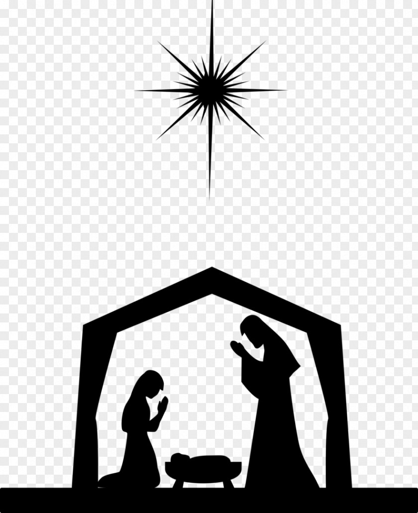Christmas Nativity Scene Of Jesus Manger PNG