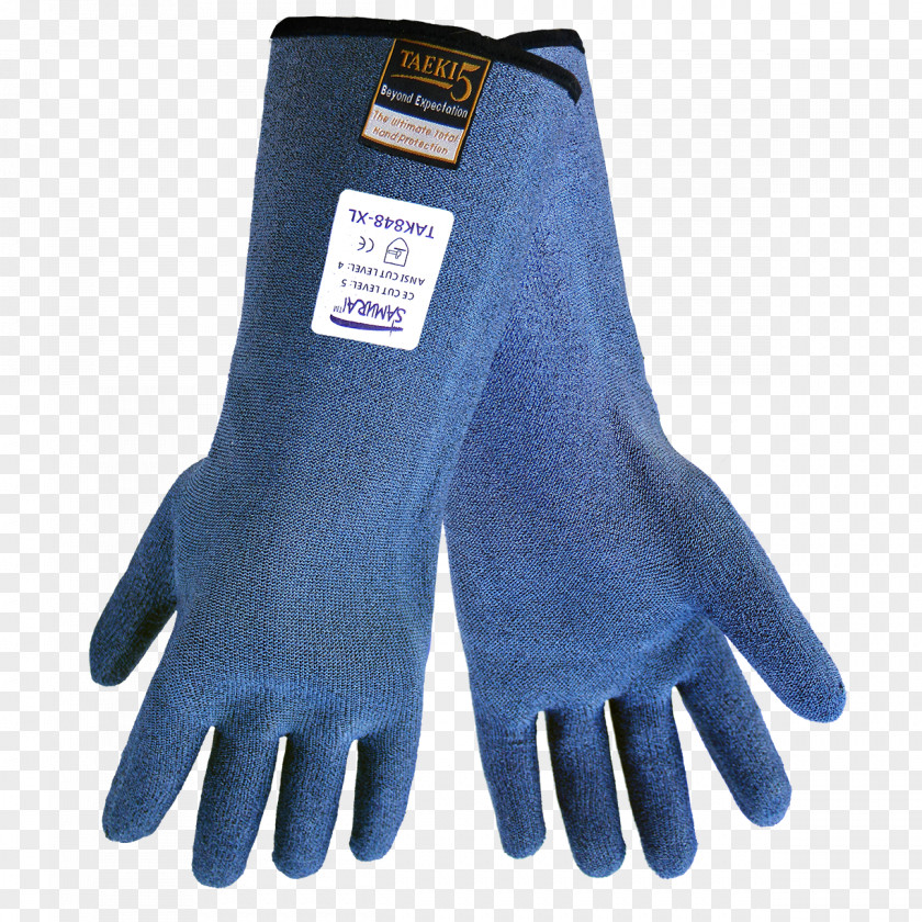 Cut-resistant Gloves Cycling Glove Cobalt Blue Nitrile PNG