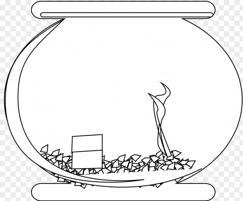 Goldfish Bowl Clip Art Image Drawing PNG
