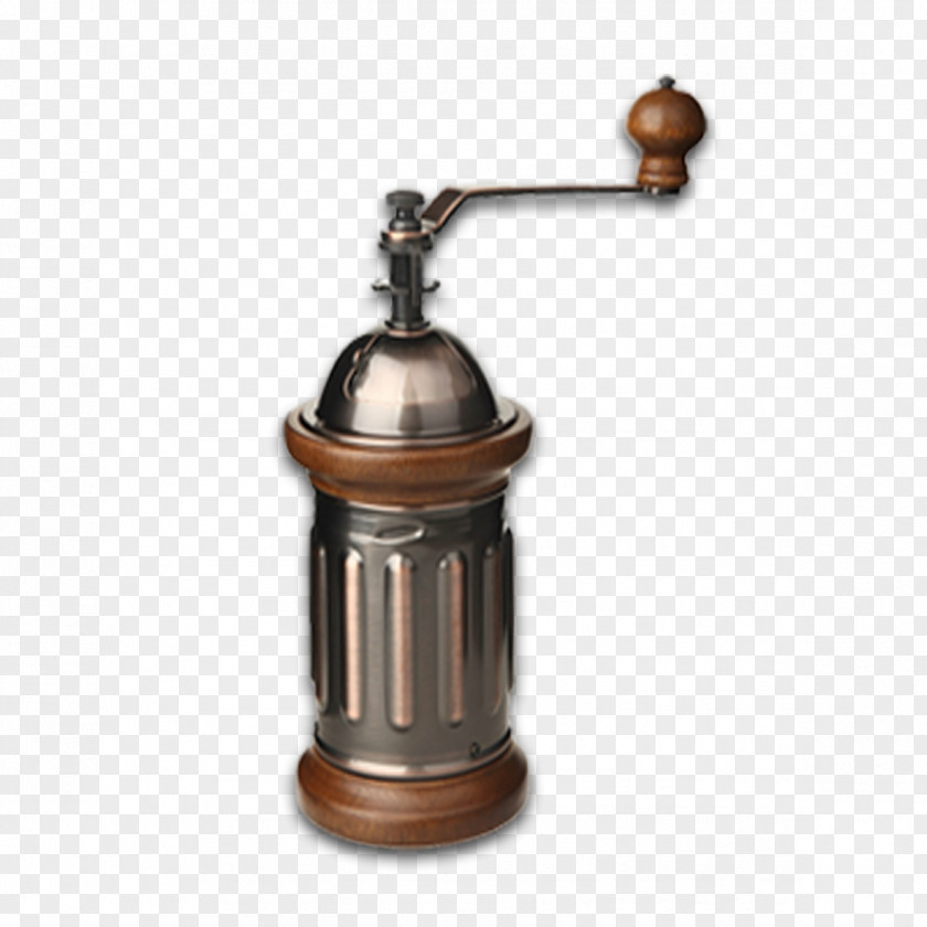 Hand Coffee Mill Coffeemaker Cafe Burr Bean PNG