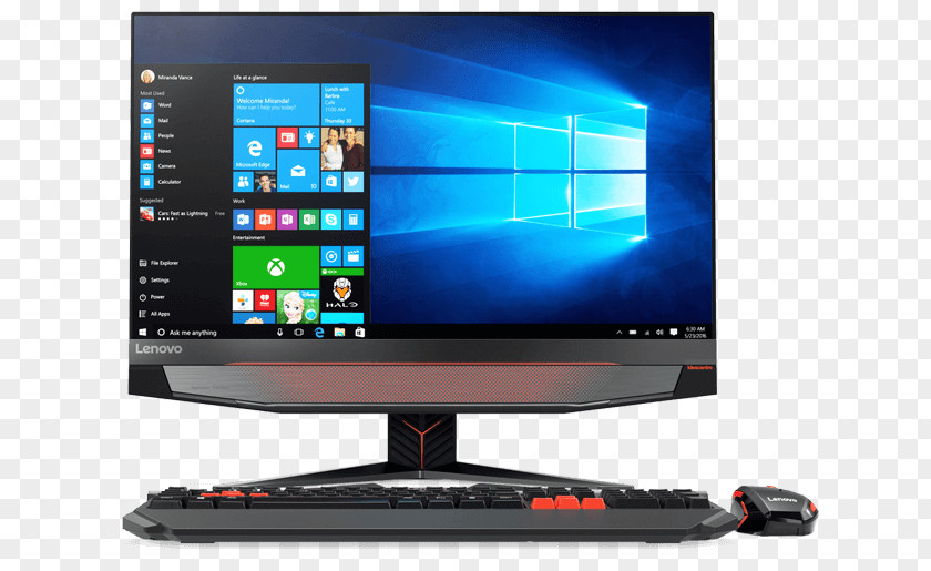 Lenovo Pc All-in-one IdeaCentre Y910 Desktop Computers PNG