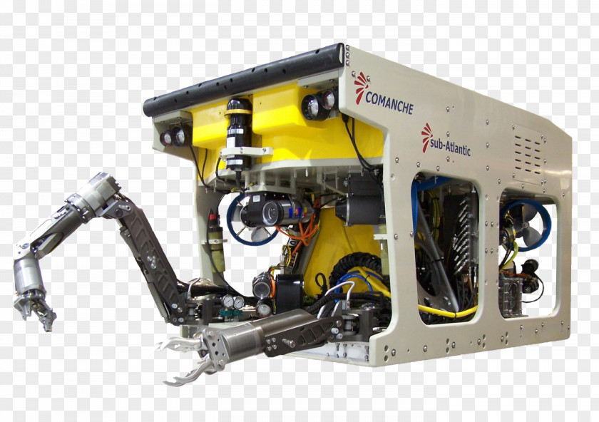 Remotely Operated Underwater Vehicle Subsea Manipulator Deep Sea SeaTrepid PNG