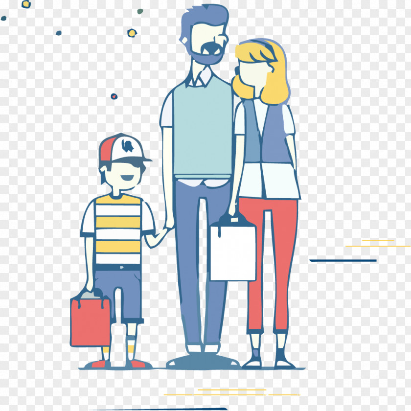 Happy Family Graphic Design Motion Graphics Animation Illustration PNG