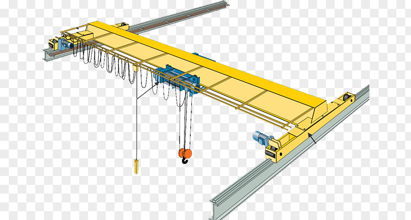 Over Head Crane Overhead Gantry Girder Hoist PNG