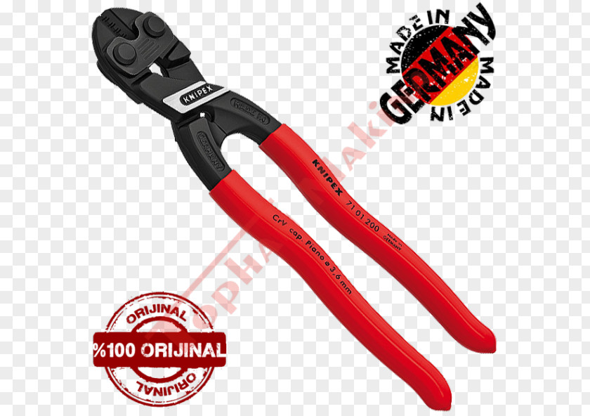 Pliers Diagonal Knipex Bolt Cutters Cutting PNG